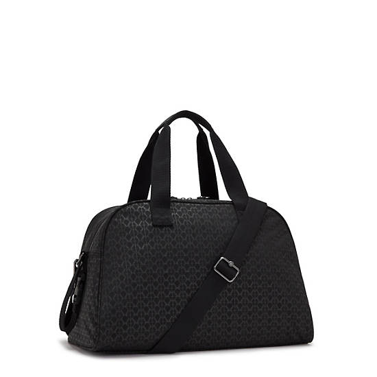 Kipling Camama Printed Diaper Bag Táska Fekete | HU 1250CT